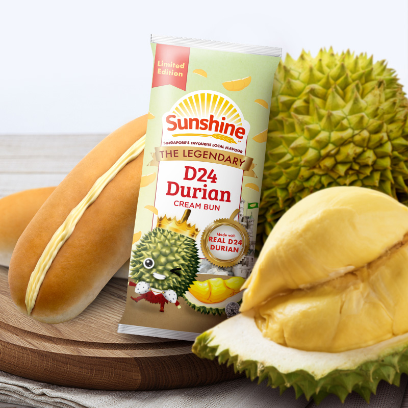 SUNSHINE BAKERIES - D24 Durian Cream Bun New Product Launch Campaign